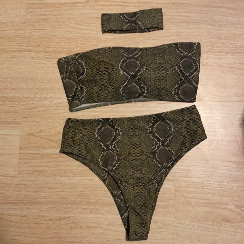 Snake Skin Bikini Set